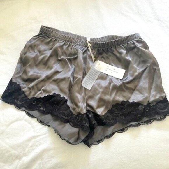 Gold Hawk Other - RARE- Gold Hawk Silk Shorts with Lace Trim- Size S,